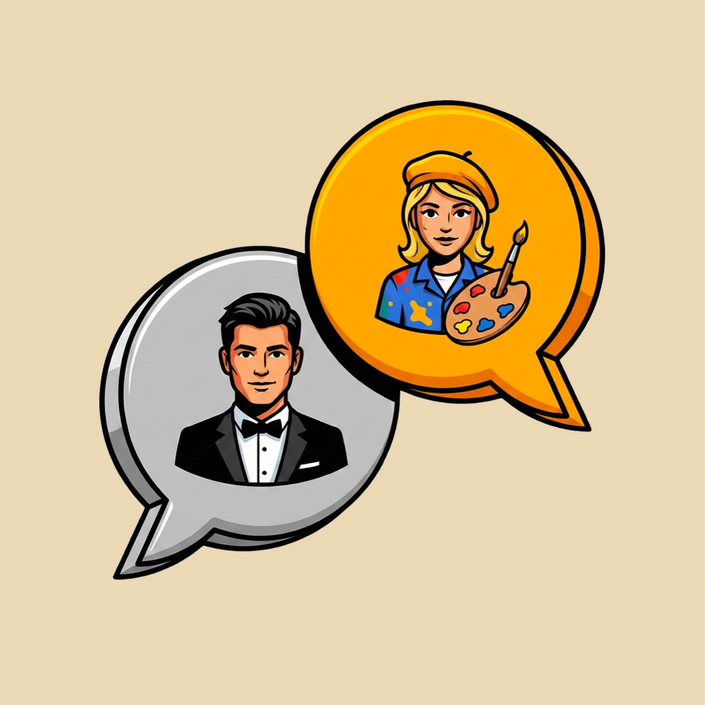 Immersion — Hans and Torie show up in your WhatsApp every morning.
